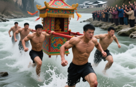 平远“走古事”，水上“神仙打架”真人秀