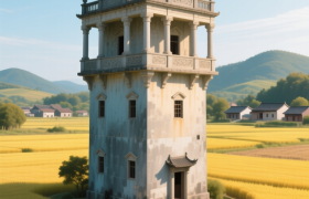 塘口“碉楼阵”：稻田里的“城堡盲盒”