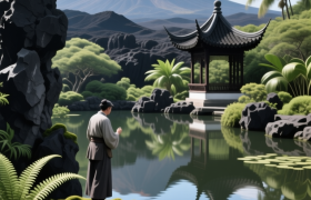 火山灰里“绣”出岭南名园：这个镇，把废墟玩成了艺术