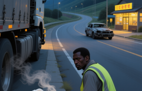 “追饭两公里”暖闻背后：大车司机的停车困境与路边店的生存悖论