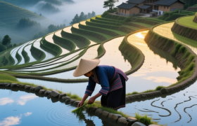 高岗镇：梯田上的“天空之城”，种风景