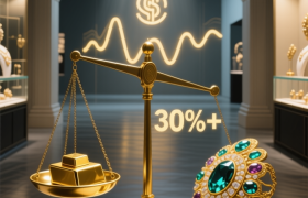 黄金饰品又涨价，有的涨幅超30%