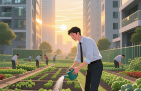 新园街道：钢筋水泥里，“开”出一座果蔬森林