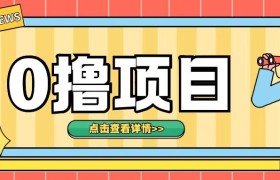 0撸项目，无需成本无脑操作只需转发朋友圈即可单日收入500+
