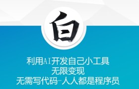 利用AI开发自己小工具 无限变现 无需写代码 人人都是程序员