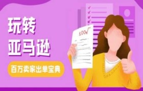 教你玩转亚马逊，跨境电商亚马逊教程，百万卖家出单宝典