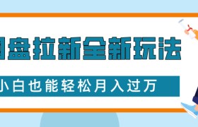 网盘拉新全新玩法，免费复习资料引流大学生粉二次变现，小白也能轻松月入过W