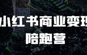 小红书商业变现陪跑营，小红书电商教程
