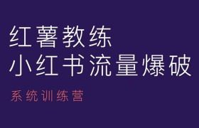 红薯教练-小红书内容运营课，小红书运营学习终点站