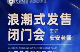 力安深圳闭门会：浪潮式发售，手把手教你做批量搞定成交