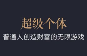 超级个体：2024-2025翻盘指南，普通人创造财富的无限游戏