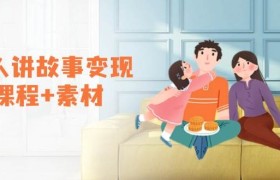 老人讲故事变现课程+素材：可做伙伴计划、分成计划，书单卖书、收徒等