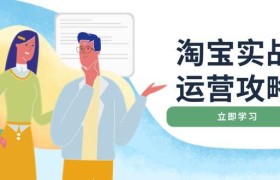 淘宝实战运营攻略：店铺基础优化、直通车推广、爆款打造、客服管理、钻展、微淘等等