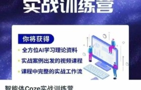 智能体Coze实战训练营，掌握新时代效率工具，让你人生即刻开挂