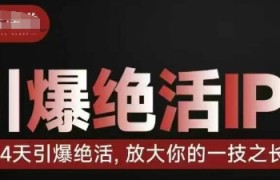 引爆绝活IP训练营，14天引爆绝活，放大你的一技之长