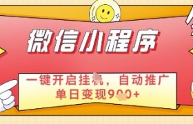 微信官方省心福利项目，小程序挂G副业：每天 30 分钟，日入几张【揭秘】