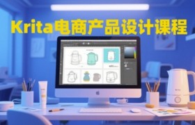 Krita电商产品设计课程，掌握从工具使用到创意落地的全链路设计能力