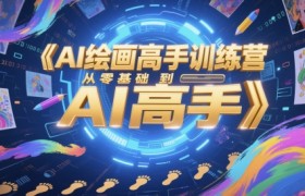 AI绘画高手训练营，从零基础到AI高手