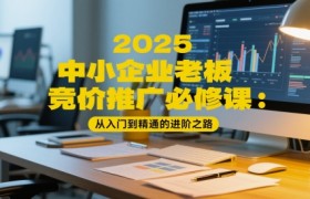 2025中小企业老板竞价推广必修课：从入门到精通的进阶之路