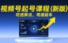 视频号起号课程(新版0，吃透算法，弯道超车