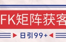 小红书某音Fk赛道引流获客 自热矩阵日引200+【揭秘】