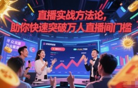 直播实战方法论，助你快速突破万人直播间门槛